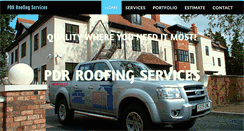 Desktop Screenshot of pdrroofing.co.uk