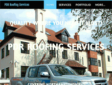 Tablet Screenshot of pdrroofing.co.uk